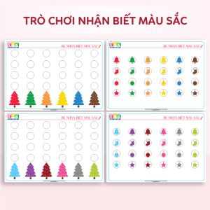 Nhận thức thị giác P1 - Phân biệt màu sắc cho bé từ 2 tuổi